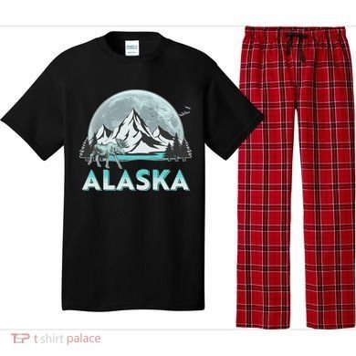 Alaska Wilderness Moose Moon Pajama Set
