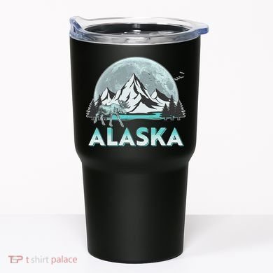 Alaska Wilderness Moose Moon Tumbler