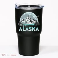 Alaska Wilderness Moose Moon Tumbler thumb 0