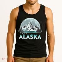 Alaska Wilderness Moose Moon Tank Top thumb 3