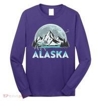 Alaska Wilderness Moose Moon Long Sleeve Shirt thumb 0