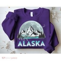 Alaska Wilderness Moose Moon Sweatshirt thumb 2