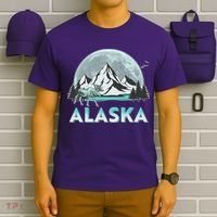 Alaska Wilderness Moose Moon T-Shirt thumb 6