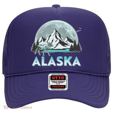 Alaska Wilderness Moose Moon Hat
