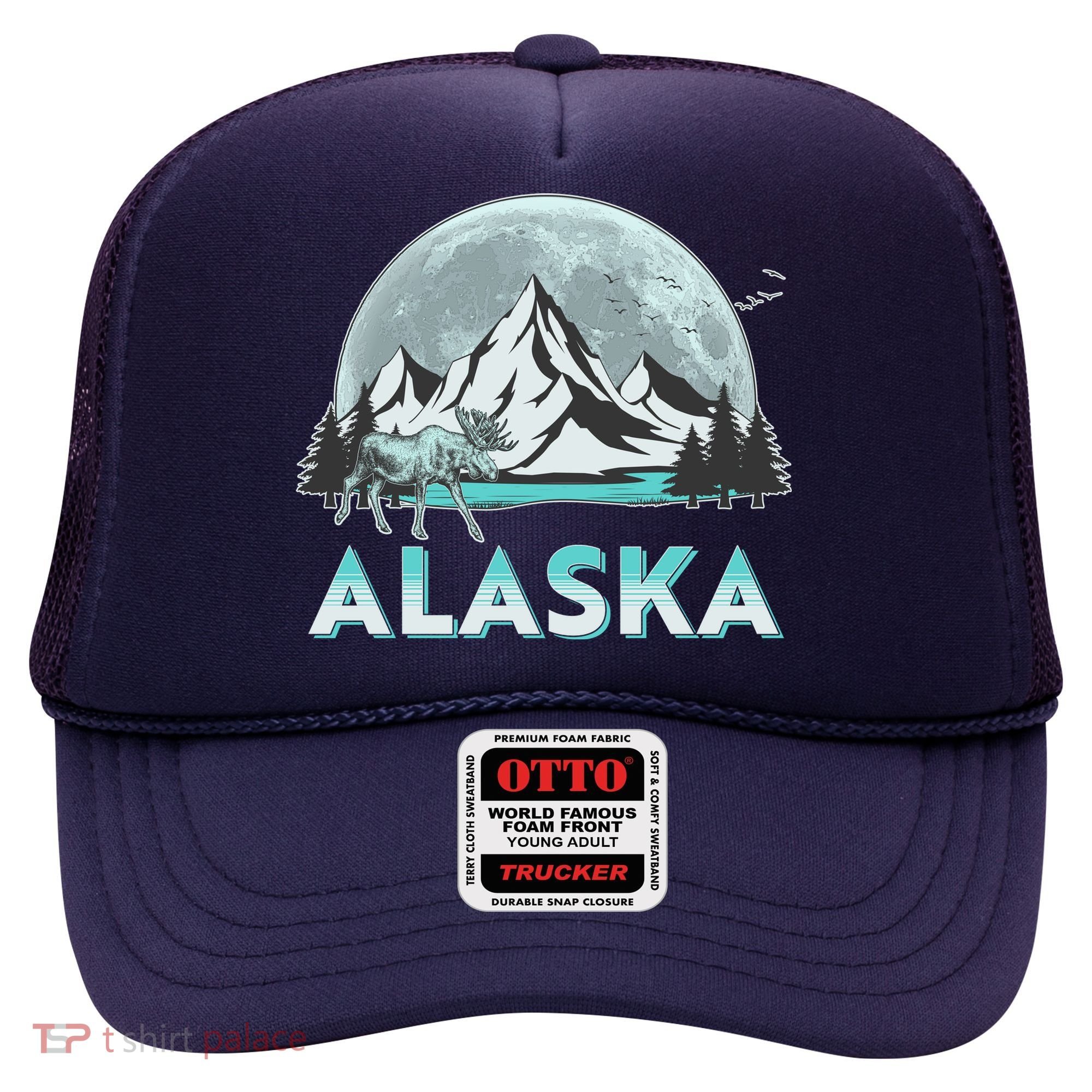 Alaska Wilderness Moose Moon Hat