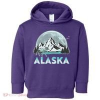 Alaska Wilderness Moose Moon Toddler Hoodie thumb 0
