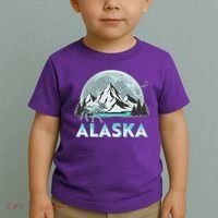 Alaska Wilderness Moose Moon Toddler T-Shirt thumb 2