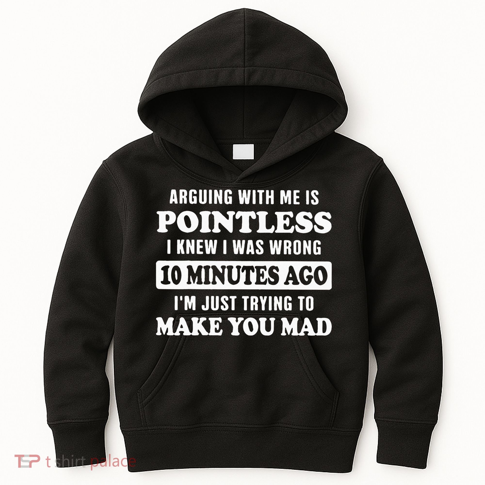 Arguing With Me Is Pointless, I Knew I Was Wrong 10 Minutes Kids Hoodie