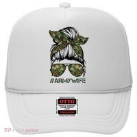 Army Wife Messy Bun Veteran Camouflage Bandana Sunglasses Hat thumb 0