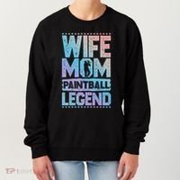 Airsoft Wife Mom Paintball Legend Paintball 'S Meaningful Gift Women's Sweatshirt thumb 0