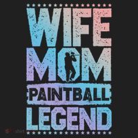 Airsoft Wife Mom Paintball Legend Paintball 'S Meaningful Gift Women's Sweatshirt thumb 2