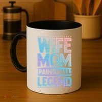 Airsoft Wife Mom Paintball Legend Paintball 'S Meaningful Gift Coffee Mug thumb 4