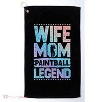 Airsoft Wife Mom Paintball Legend Paintball 'S Meaningful Gift Golf Towel thumb 0