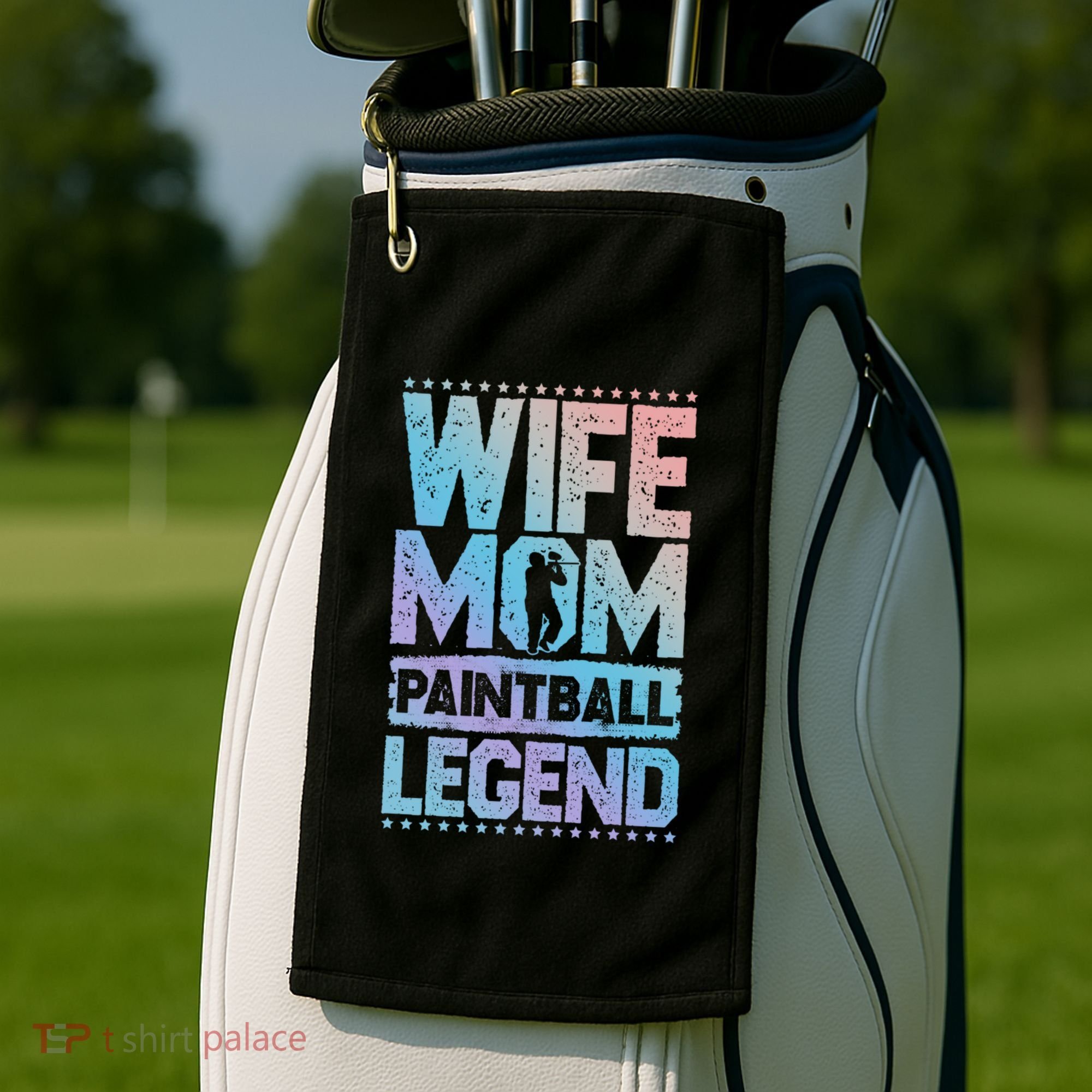 Airsoft Wife Mom Paintball Legend Paintball 'S Meaningful Gift Golf Towel