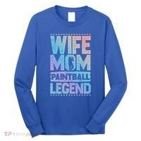Airsoft Wife Mom Paintball Legend Paintball 'S Meaningful Gift Long Sleeve Shirt thumb 0