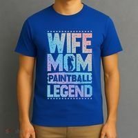 Airsoft Wife Mom Paintball Legend Paintball 'S Meaningful Gift T-Shirt thumb 3