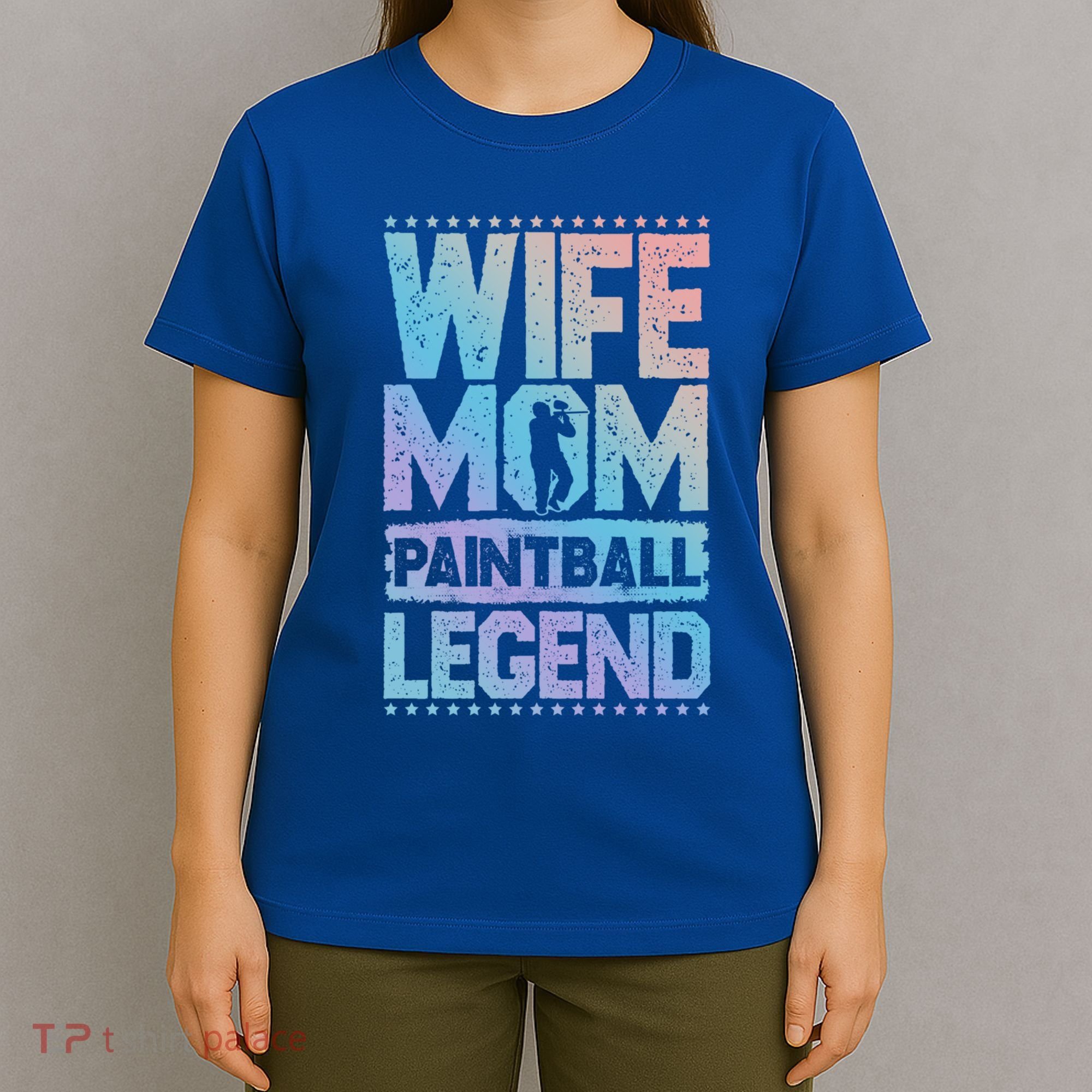 Airsoft Wife Mom Paintball Legend Paintball 'S Meaningful Gift T-Shirt