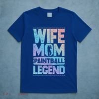 Airsoft Wife Mom Paintball Legend Paintball 'S Meaningful Gift T-Shirt thumb 5