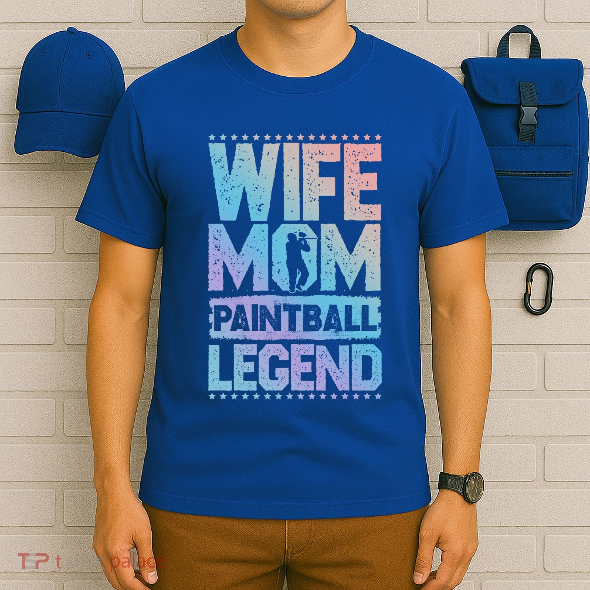 Airsoft Wife Mom Paintball Legend Paintball 'S Meaningful Gift T-Shirt