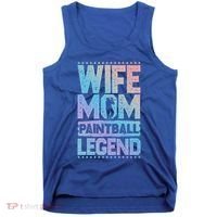 Airsoft Wife Mom Paintball Legend Paintball 'S Meaningful Gift Tank Top thumb 0