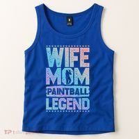 Airsoft Wife Mom Paintball Legend Paintball 'S Meaningful Gift Tank Top thumb 2