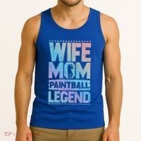 Airsoft Wife Mom Paintball Legend Paintball 'S Meaningful Gift Tank Top thumb 3