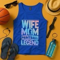 Airsoft Wife Mom Paintball Legend Paintball 'S Meaningful Gift Tank Top thumb 4