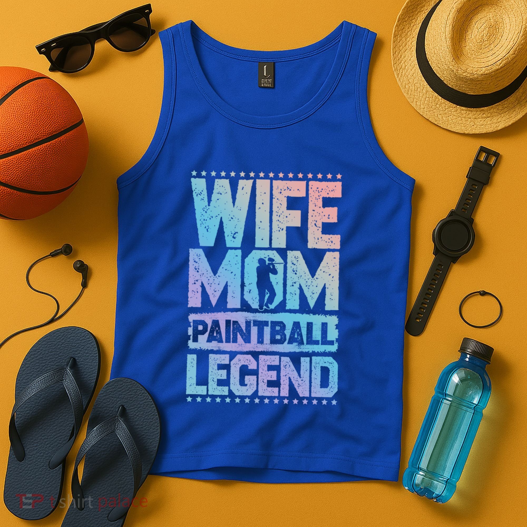 Airsoft Wife Mom Paintball Legend Paintball 'S Meaningful Gift Tank Top