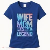 Airsoft Wife Mom Paintball Legend Paintball 'S Meaningful Gift Women's T-Shirt thumb 0