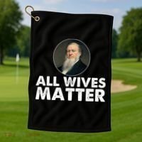 All Wives Matter Joseph Smith Polygamy Ex Mormon Lds Meme Golf Towel thumb 1