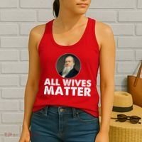 All Wives Matter Joseph Smith Polygamy Ex Mormon Lds Meme Women's Tank Top thumb 2