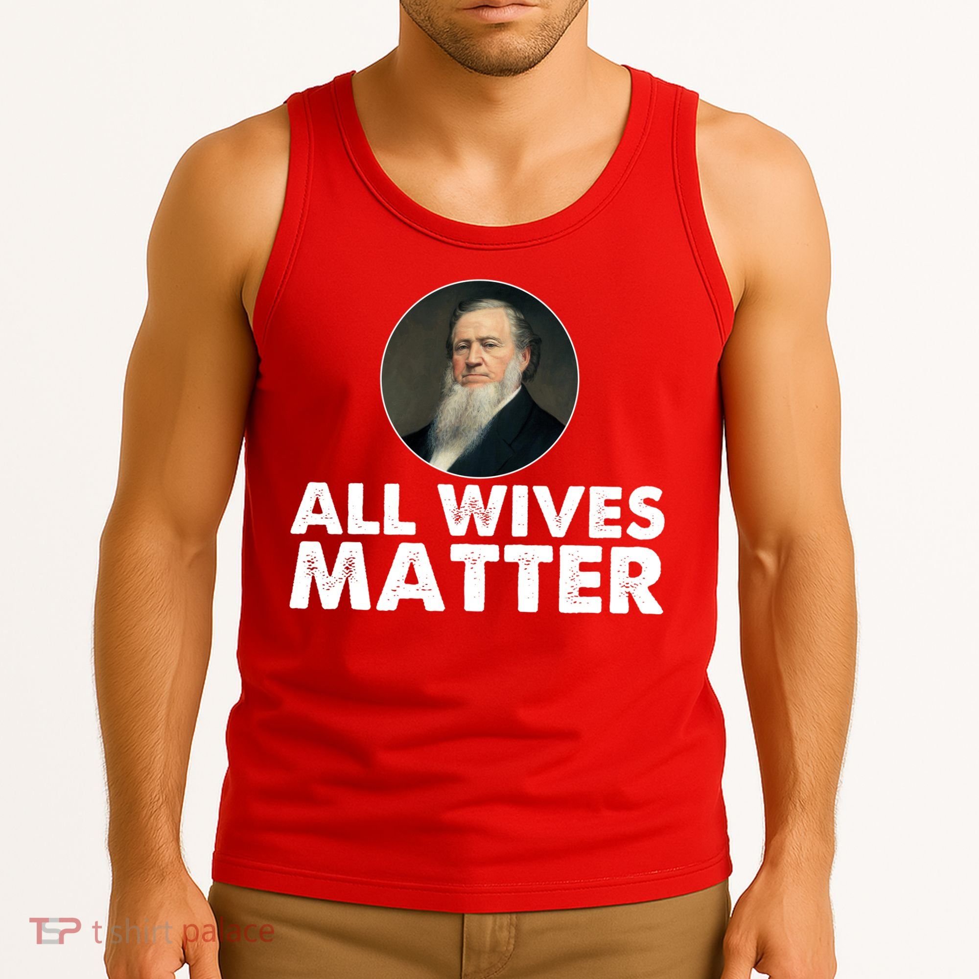 All Wives Matter Joseph Smith Polygamy Ex Mormon Lds Meme Tank Top