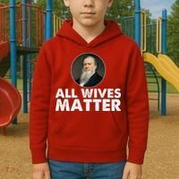 All Wives Matter Joseph Smith Polygamy Ex Mormon Lds Meme Kids Hoodie thumb 2