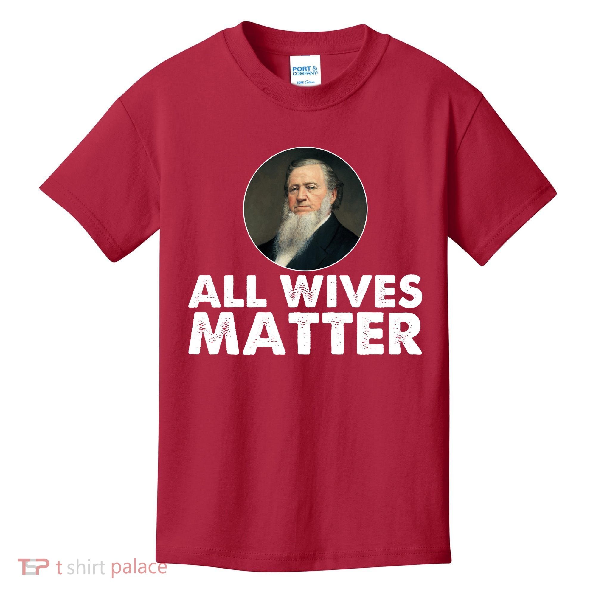 All Wives Matter Joseph Smith Polygamy Ex Mormon Lds Meme Kids T-Shirt