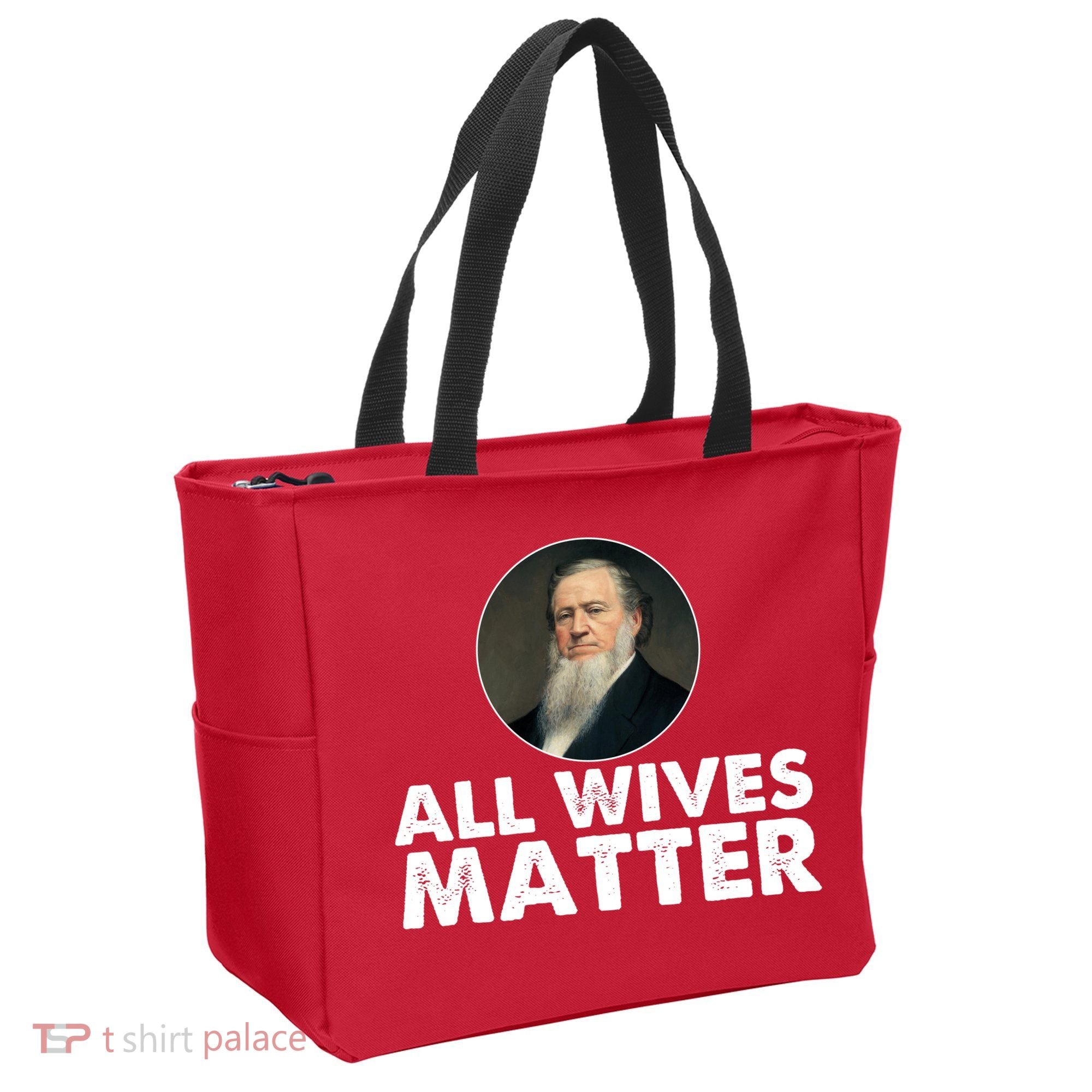All Wives Matter Joseph Smith Polygamy Ex Mormon Lds Meme Tote Bag