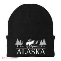 Alaskan Wilderness Moose Glacier Mountains Nature Alaska Beanie thumb 0