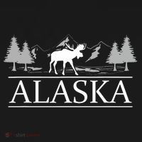 Alaskan Wilderness Moose Glacier Mountains Nature Alaska Coaster thumb 2
