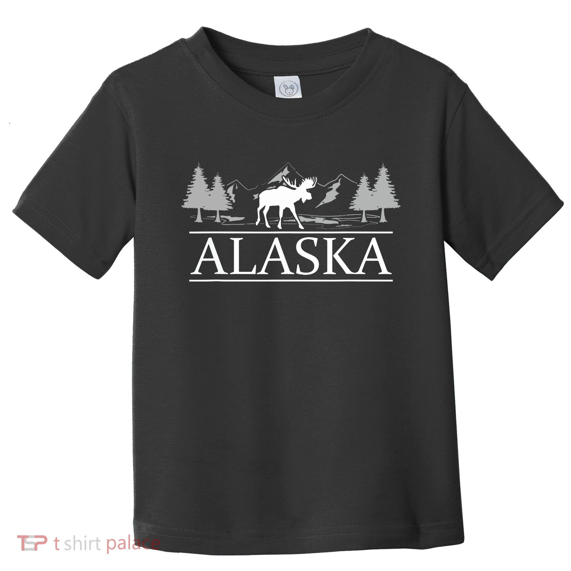 Alaskan Wilderness Moose Glacier Mountains Nature Alaska Toddler T-Shirt