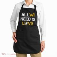All Wi Need Is Love Green Bay Apron thumb 2