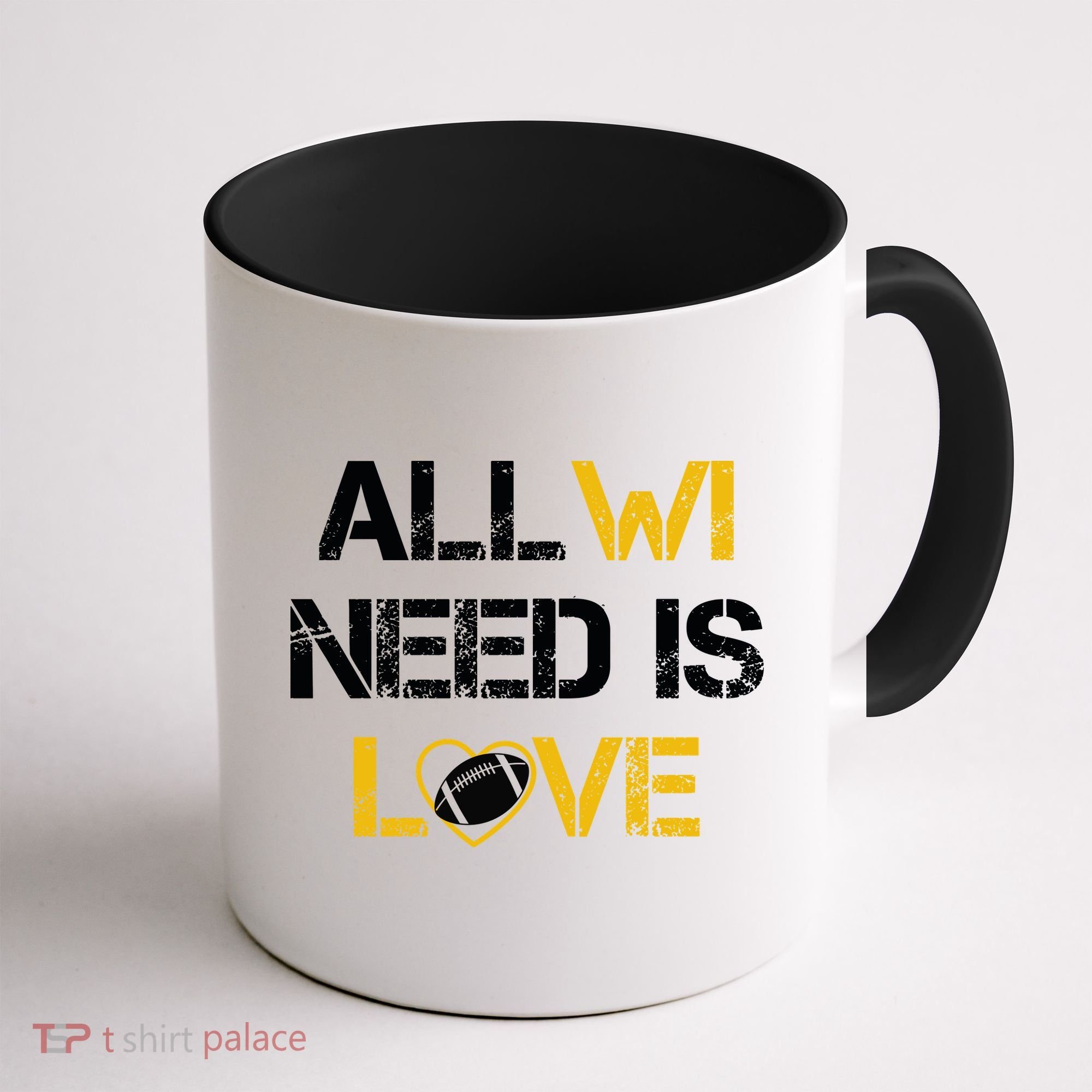 All Wi Need Is Love Green Bay Coffee Mug