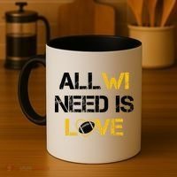 All Wi Need Is Love Green Bay Coffee Mug thumb 4