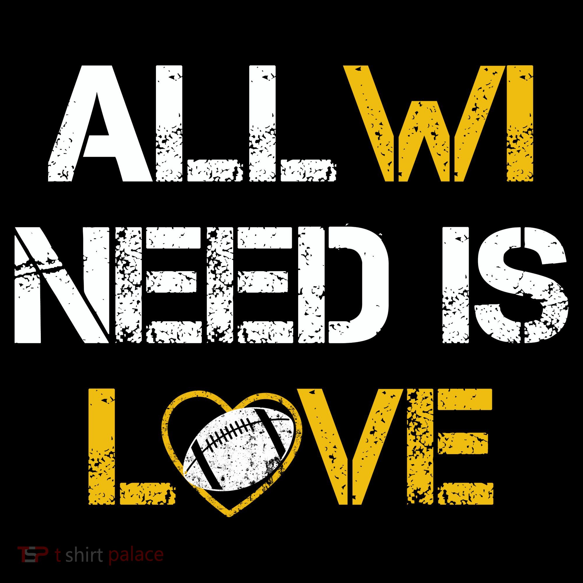 All Wi Need Is Love Green Bay Women's Hoodie