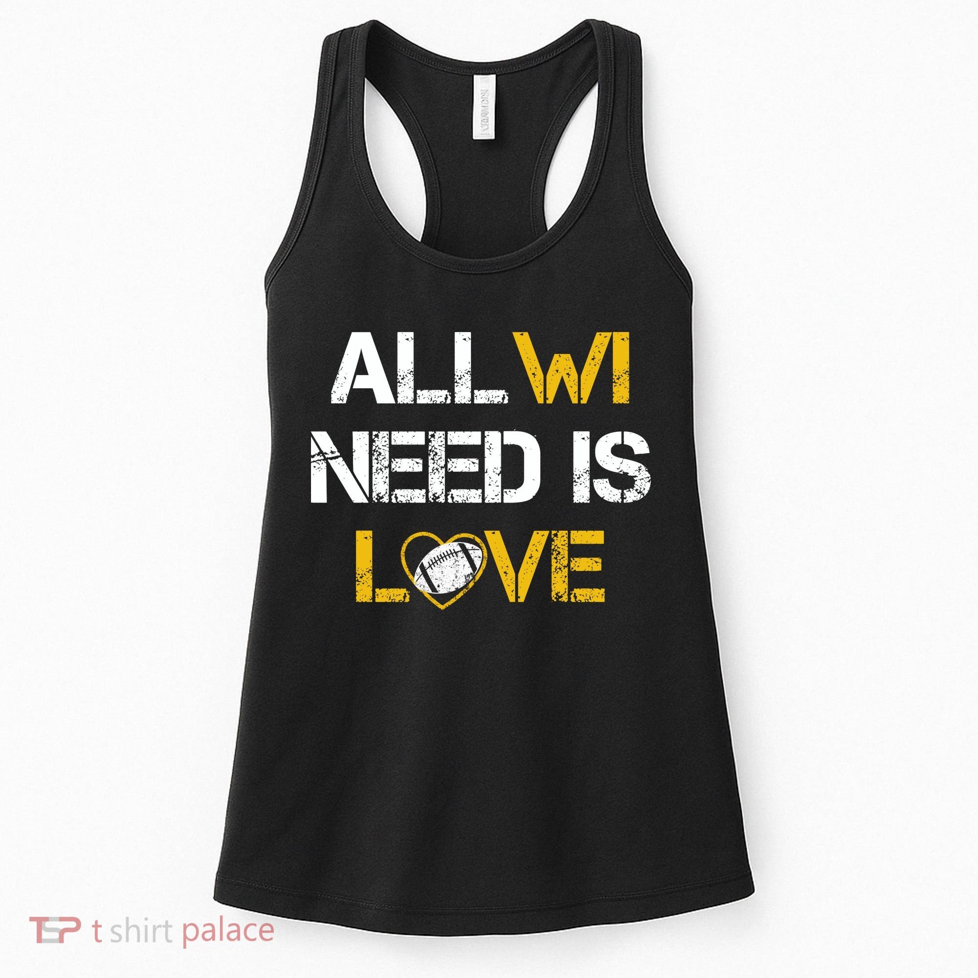All Wi Need Is Love Green Bay Women's Tank Top