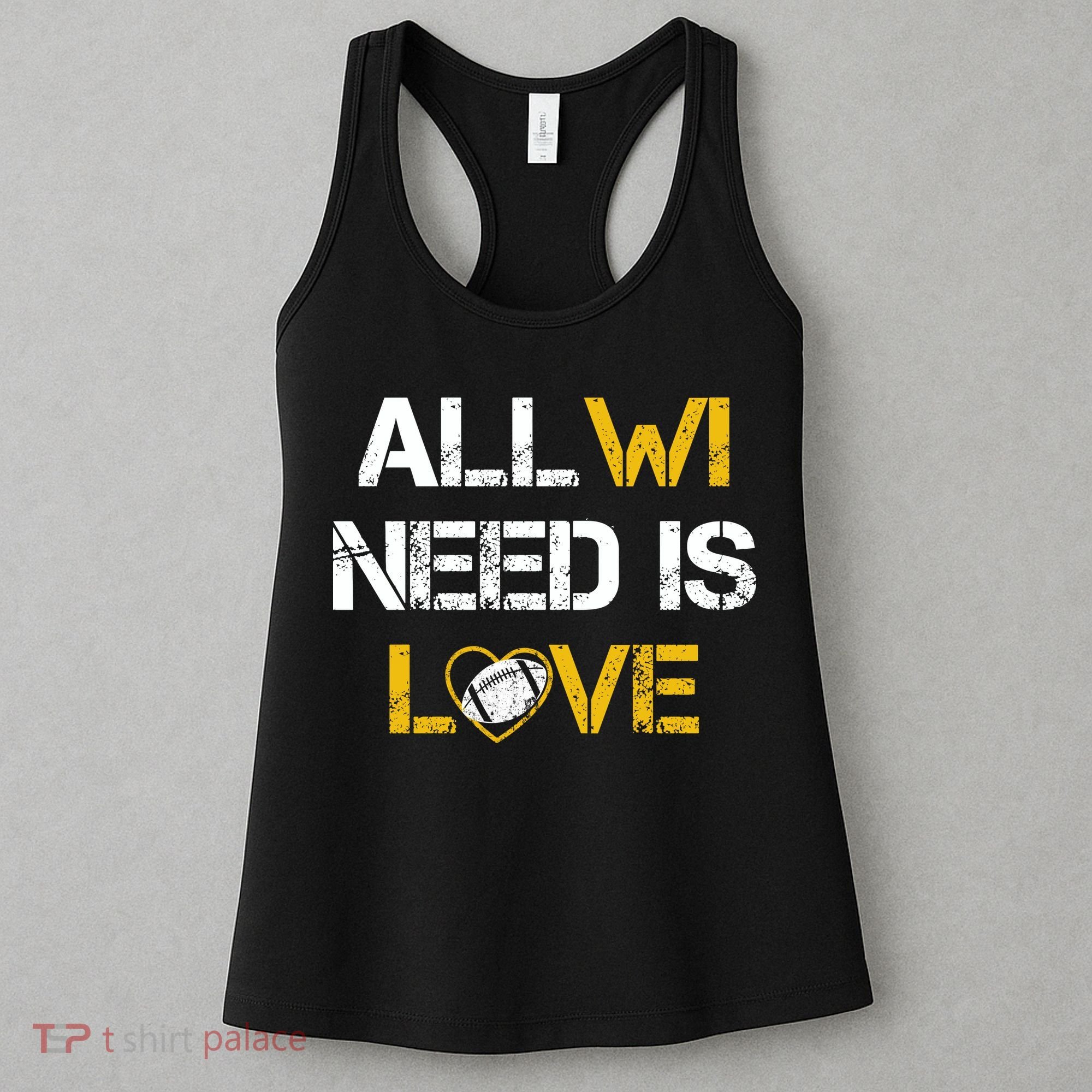 All Wi Need Is Love Green Bay Women's Tank Top
