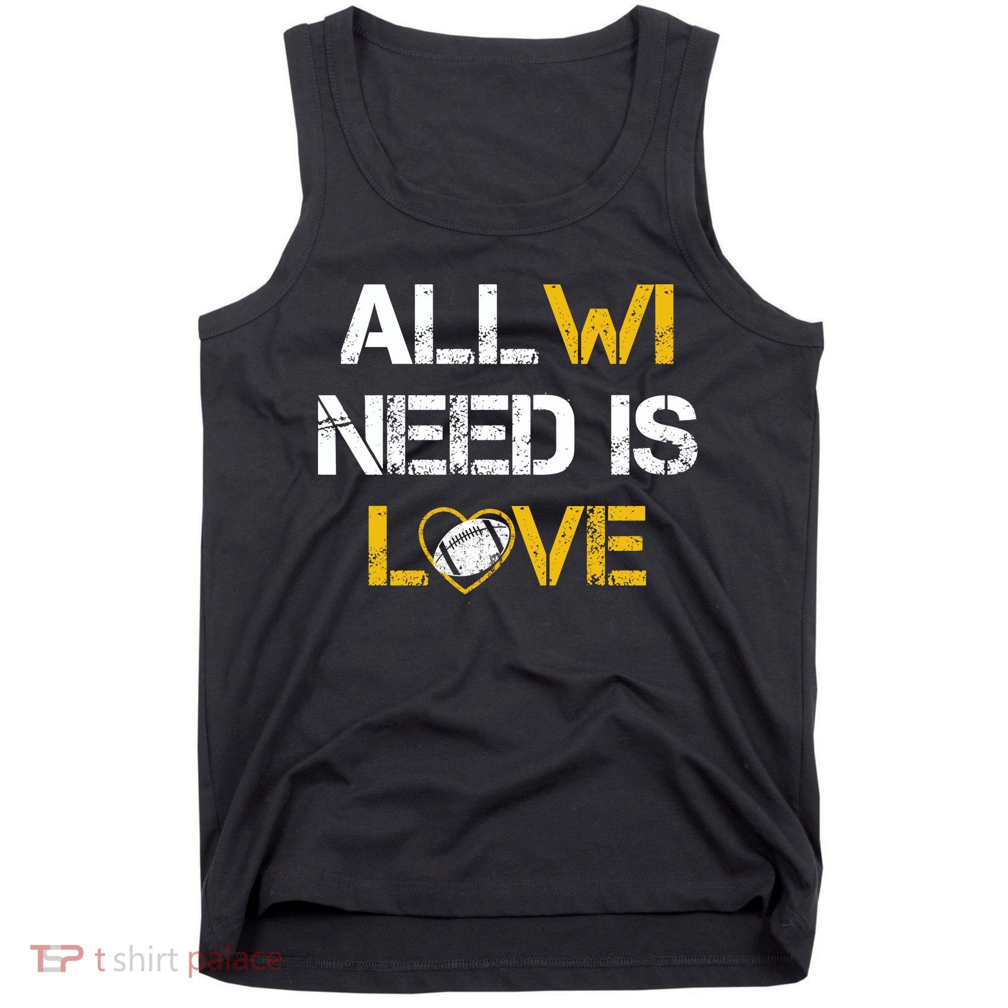 All Wi Need Is Love Green Bay Tank Top