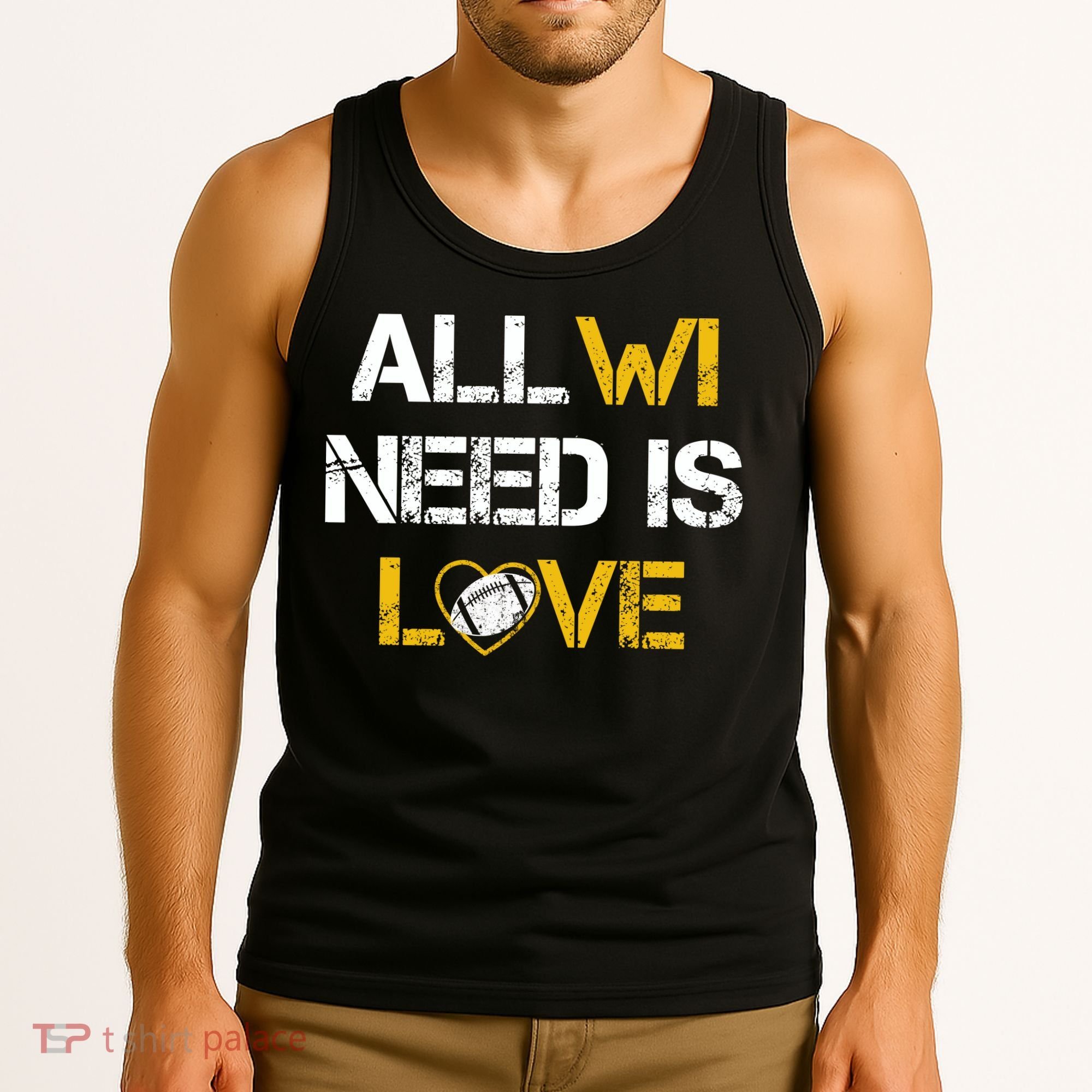 All Wi Need Is Love Green Bay Tank Top