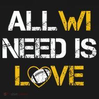 All Wi Need Is Love Green Bay Visor thumb 3
