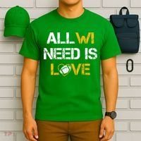 All Wi Need Is Love Green Bay T-Shirt thumb 6