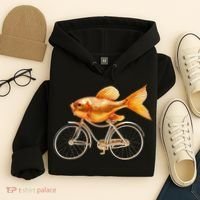A Woman Needs A Man Like A Fish Needs A Bicycle Hoodie thumb 4