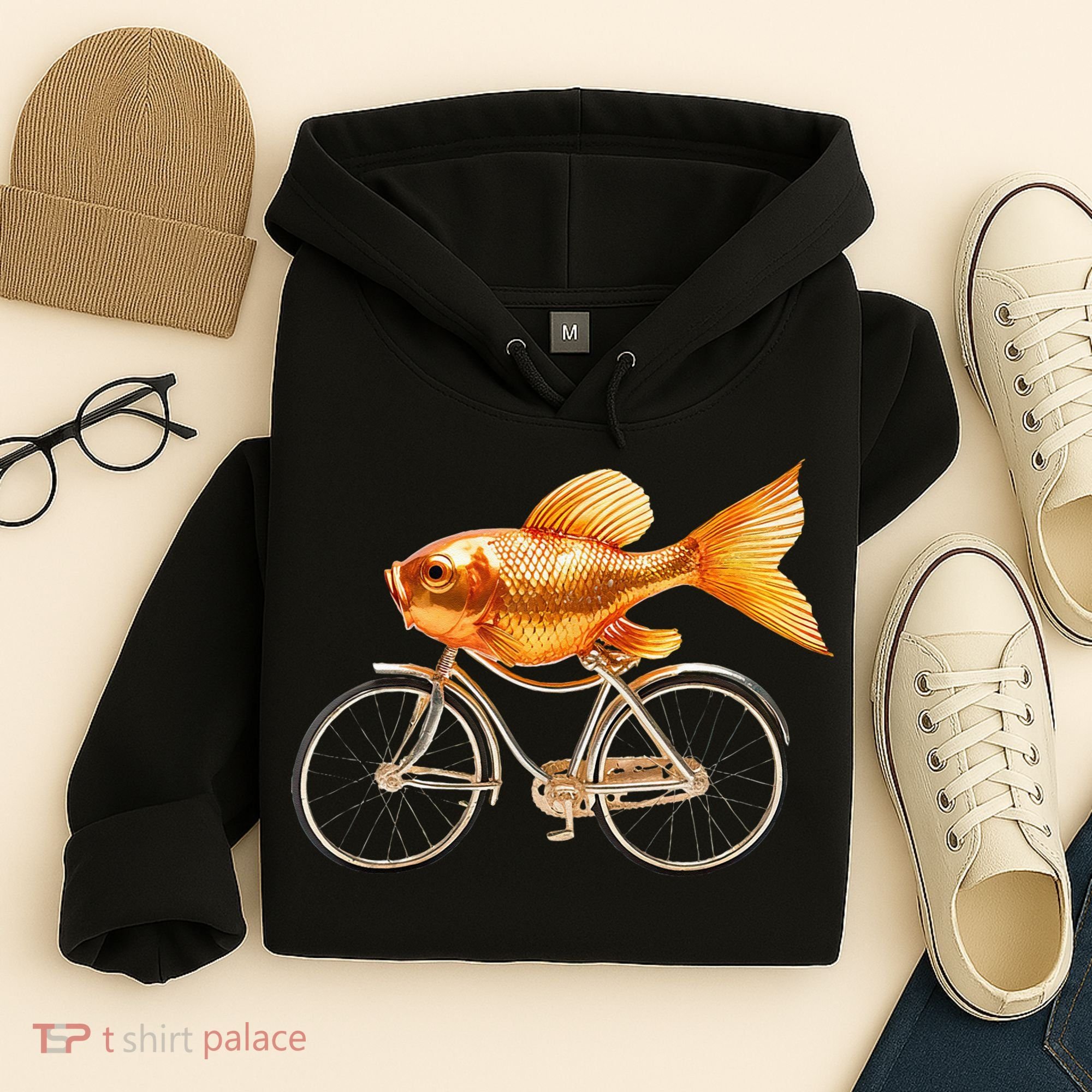 A Woman Needs A Man Like A Fish Needs A Bicycle Hoodie